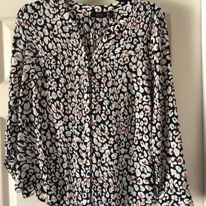 Multi colored blouse.